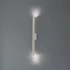 SOLLUX LIGHTING Væglamper > Væglampe Pastelo, beige, højde 20 cm, stål, 2 lyskilder.