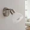 Spotlights|Væglamper ^ Lindby Væglampe Paulina, nikkel satineret