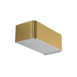 Væglamper ^ Euluna Væglampe Rauma, messing, bredde 20 cm