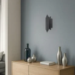 Væglamper|Væglamper ^ Opviq Væglampe Reis, sort, metal, højde 50 cm