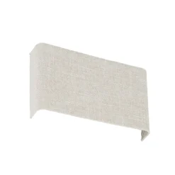 Væglamper|Væglamper ^ Nowodvorski Lighting Væglampe Santana B, creme, tekstil, bredde 25 cm, G9