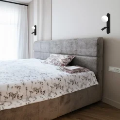 Eko-Light Væglamper > Væglampe Sirio med bevægelig spot, 2 lyskilder