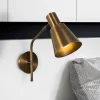 Opviq Væglamper|Væglamper > Væglampe Sivani MR-663, antik guld, metal, Ø 15 cm