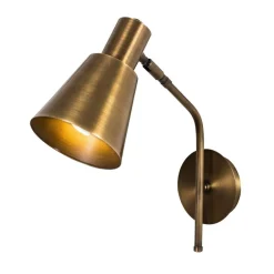 Opviq Væglamper|Væglamper > Væglampe Sivani MR-663, antik guld, metal, Ø 15 cm