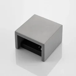 Lindby Væglamper|Væglamper > Væglampe Smira i beton og grå, 12,5 x 12,5 cm