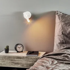 SIGMA Pendellamper|Væglamper > Væglampe Sopel Højde 15 cm, hvid