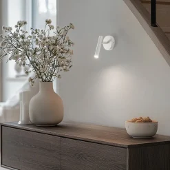 SIGMA Væglamper > Væglampe Sopel, taupe, 1 lyskilde, stål, G9, højde 15 cm