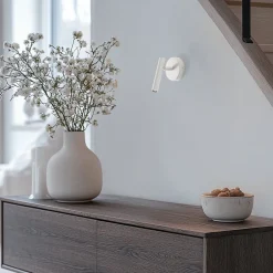 SIGMA Væglamper > Væglampe Sopel, taupe, 1 lyskilde, stål, G9, højde 15 cm