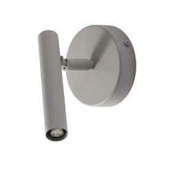 SIGMA Væglamper > Væglampe Sopel, taupe, 1 lyskilde, stål, G9, højde 15 cm