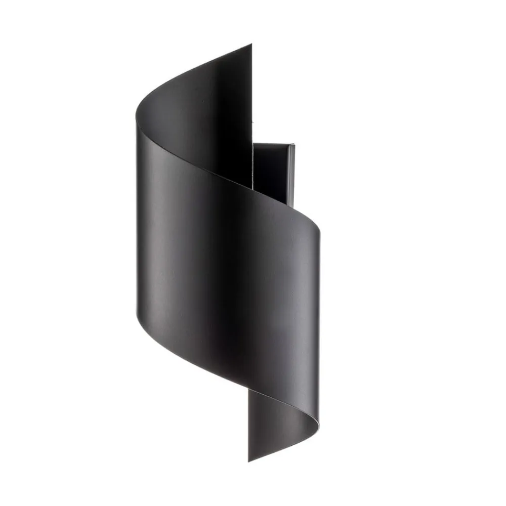 EMIBIG LIGHTING Gang|Pendellamper > Væglampe Spiner sort, højde 30 cm, stål