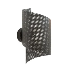 EMIBIG LIGHTING Væglamper > Væglampe Spiral, sort, metal, G9, 29 cm høj