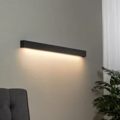 Nowodvorski Lighting Gang|Væglamper > Væglampe Straight L, 122 cm, sort