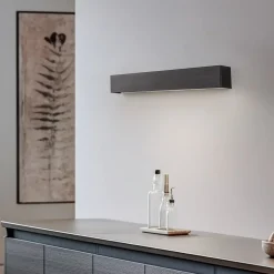 Væglamper|Væglamper ^ Nowodvorski Lighting Væglampe Straight S, 62 cm, sort