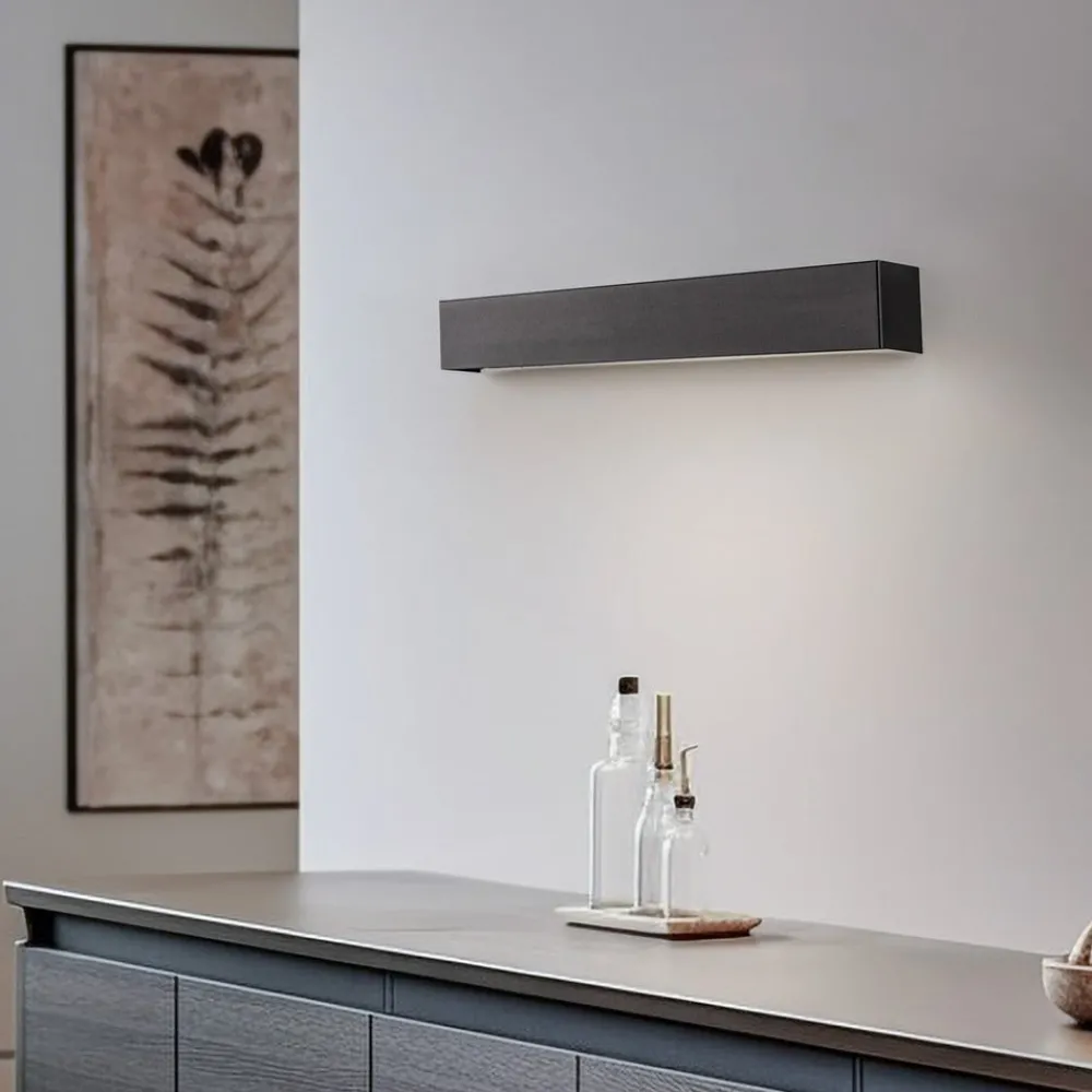 Væglamper|Væglamper ^ Nowodvorski Lighting Væglampe Straight S, 62 cm, sort