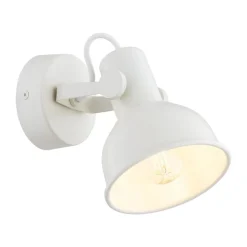 Argon Væglamper|Væglamper > Væglampe Trogir, beige, Ø 11,5 cm, metal
