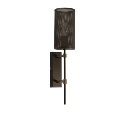 Luminex Væglamper > Væglampe Wall, titanfarvet, højde 48 cm, stål