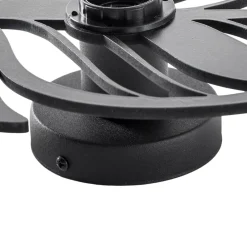 Væglamper ^ Opviq Væglampe W-030, sort, fjederdesign, MDF-træ, laserskåret