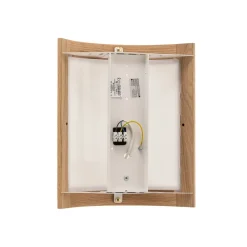 Lamkur Væglamper > Væglampe Zanna i træ, højde 34 cm, lys eg
