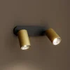 Nowodvorski Lighting Loftlamper|Spotlights > Vægspot Eye Spot med 2 lyskilder, sort/messing