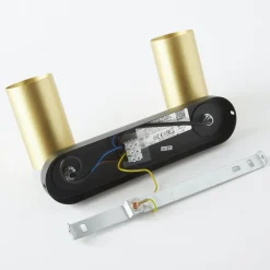 Nowodvorski Lighting Loftlamper|Spotlights > Vægspot Eye Spot med 2 lyskilder, sort/messing