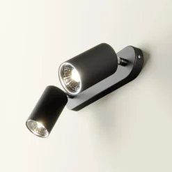Loftlamper|Spotlights ^ Nowodvorski Lighting Vægspot Eye Spot med 2 lyskilder, sort