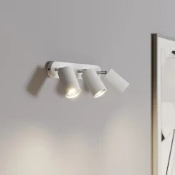 Loftlamper|Spotlights ^ Nowodvorski Lighting Vægspot Eye Spot med 3 lyskilder, hvid