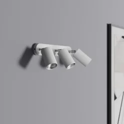 Loftlamper|Spotlights ^ Nowodvorski Lighting Vægspot Eye Spot med 3 lyskilder, hvid
