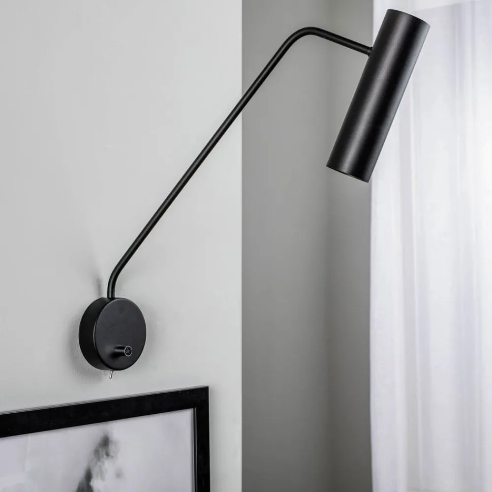 Væglamper|Væglamper ^ Nowodvorski Lighting Vægspot Eye Super med afbryder, sort