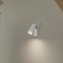 Nowodvorski Lighting Væglamper|Spotlights > Vægspot FOURTY, lysegrå, højde 17 cm, metal, GU10