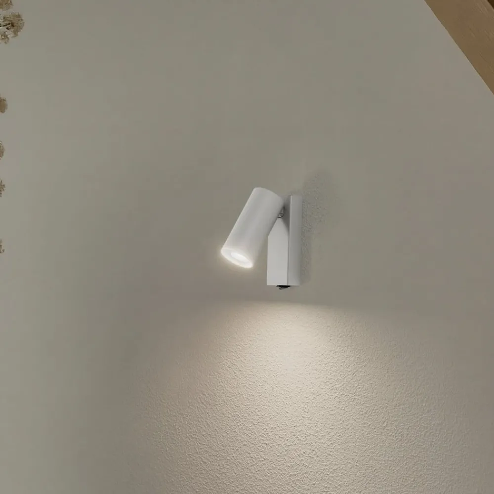 Nowodvorski Lighting Væglamper|Spotlights > Vægspot FOURTY, lysegrå, højde 17 cm, metal, GU10