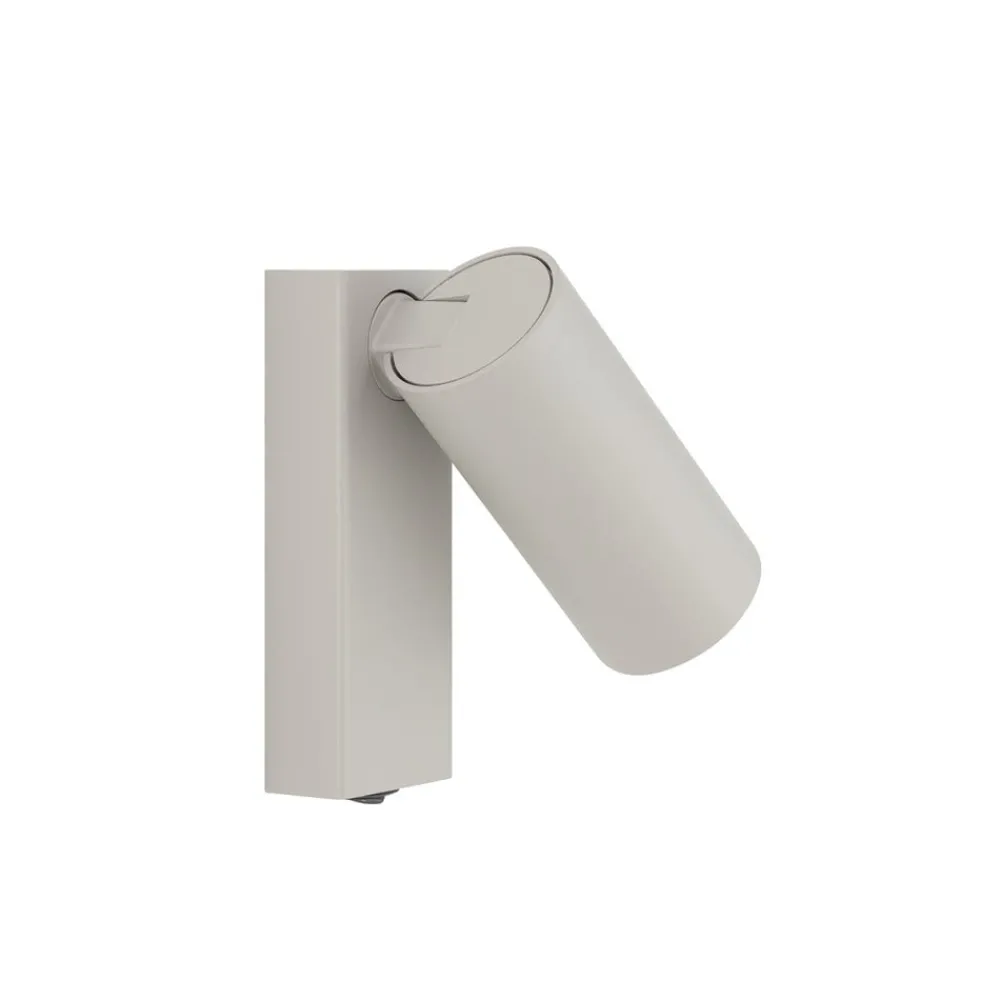 Nowodvorski Lighting Væglamper|Spotlights > Vægspot FOURTY, lysegrå, højde 17 cm, metal, GU10