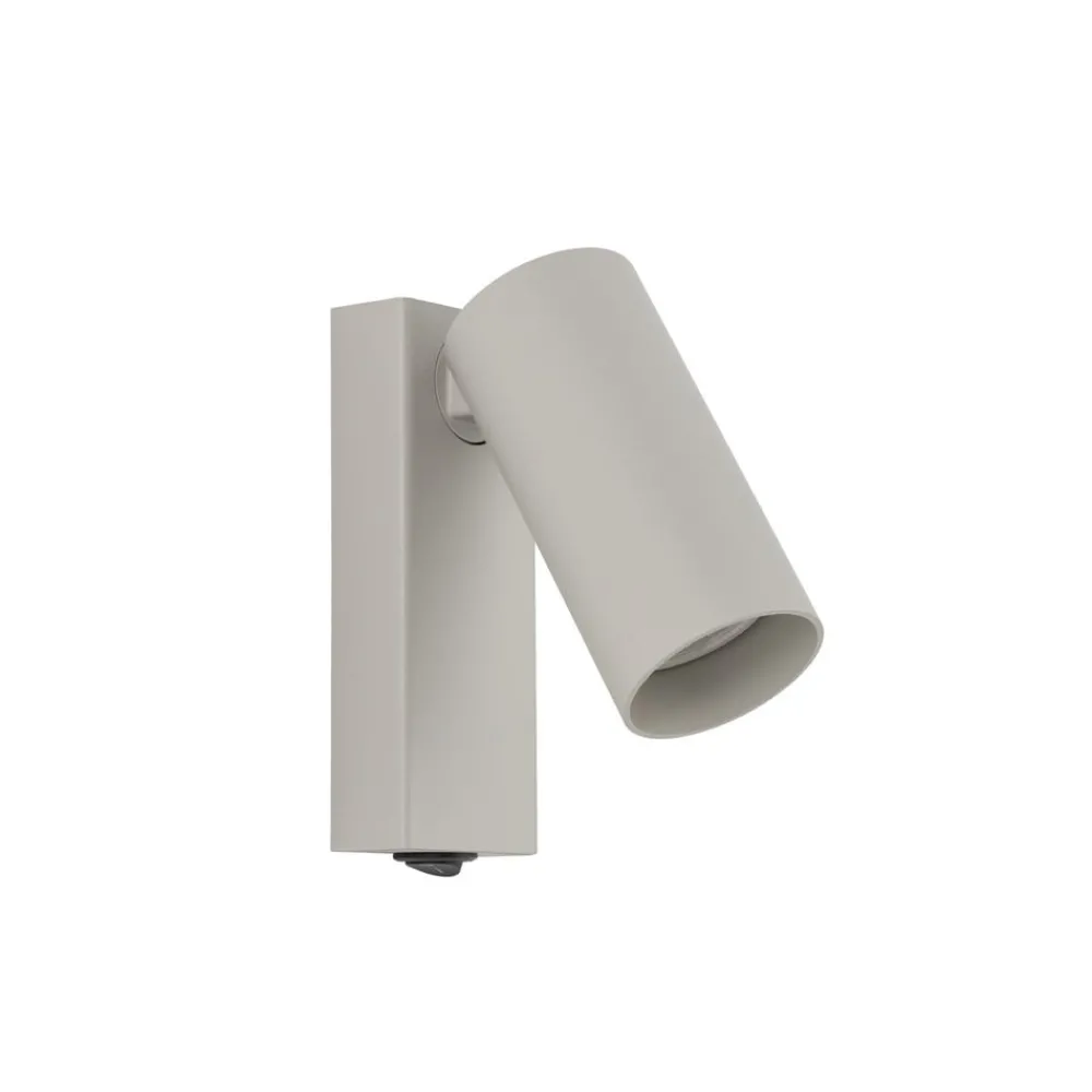 Nowodvorski Lighting Væglamper|Spotlights > Vægspot FOURTY, lysegrå, højde 17 cm, metal, GU10