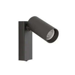 Nowodvorski Lighting Gang|Væglamper > Vægspot FOURTY, mørkegrå, højde 17 cm, metal, GU10
