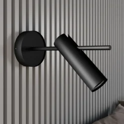 Loftlamper|Spotlights ^ SIGMA Vægspot Leda 1, 1 lyskilde, sort