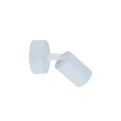 TK Lighting Spotlights > Vægspot Livia, blå, 13 cm, metal, justerbar, GU10
