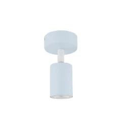 TK Lighting Spotlights > Vægspot Livia, blå, 13 cm, metal, justerbar, GU10