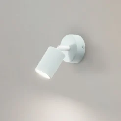 Væglamper ^ TK Lighting Vægspot Livia, grøn, 13 cm, metal, justerbar, GU10
