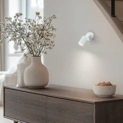 Væglamper ^ TK Lighting Vægspot Livia, grøn, 13 cm, metal, justerbar, GU10