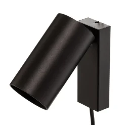 Loftlamper|Spotlights ^ Nowodvorski Lighting Vægspot Mono I med stik sort