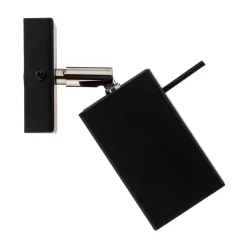 Væglamper|Spotlights ^ SOLLUX LIGHTING Vægspot Square, sort, 1 lyskilde