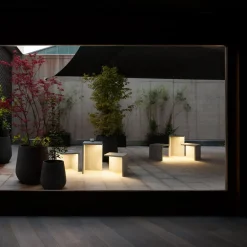 Vibia Gadebelysning > Empty 4130 udendørslampe, beton, 70 cm