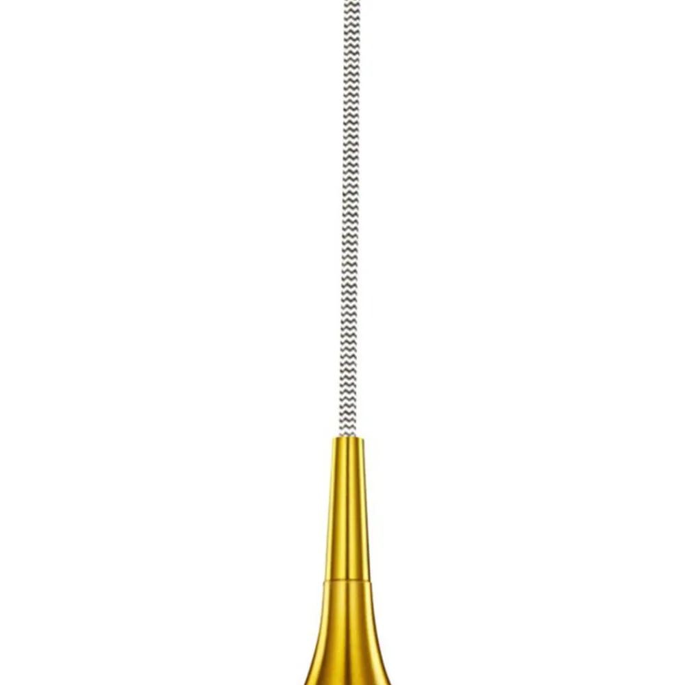 Searchlight Pendellamper > Vibrant hængelampe Ø 12 cm, guld