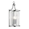 Væglamper ^ Searchlight Victoria væglampe, kromfarvet, krystalglas, 18 cm, E14