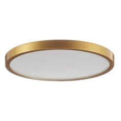 ORION Loftlamper|Loftlamper > Vika LED-loftlampe, rund, mat guld, Ø 30 cm