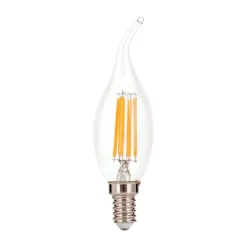 Dæmpbar Led-Pære|Filament Pære ^ ORION Vindstød LED-kerte E14 4,5 W Filament 827 dæmpes