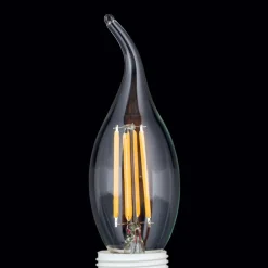 Dæmpbar Led-Pære|Filament Pære ^ ORION Vindstød LED-kerte E14 4,5 W Filament 827 dæmpes