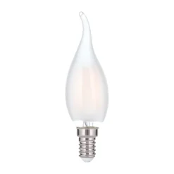 Dæmpbar Led-Pære ^ ORION Vindstød LED-kerte E14 4,5 W 2.700 K mat, dæmpes