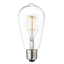 DESIGN BY US Dæmpbar Led-Pære > Vintage LED-pære, E27, 3,5 W, 2.200 K, klar, dæmpbar