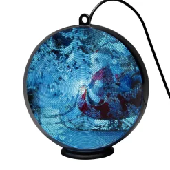 Konstsmide Christmas Julepynt > Vinterlandskab 3D-hologramkugle, 64 LED’er