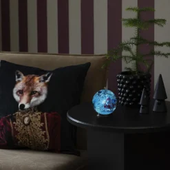 Julepynt ^ Konstsmide Christmas Vinterlandskab 3D-hologramkugle, 42 LED’er